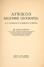 Afrikos regioninė geografija (1938)