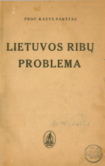 Lietuvos ribų problema (1939)