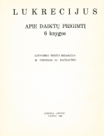 Apie daiktų prigimtį (1964)