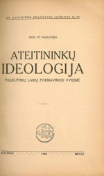 Ateitininkų ideologija (1933)