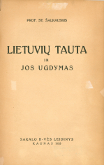 Lietuvių tauta ir jos ugdymas (1933)