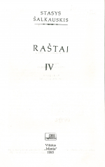 Raštai. T. 4 (1995)