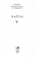 Raštai. T. 5 (1996)