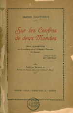 Sur les confins... (1919)