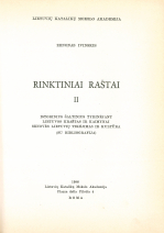 Rinktiniai raštai. T. 2 (1986)